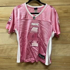 Rbx NFL Green Bay packers Y2K Brett farve pink sparkle football jersey